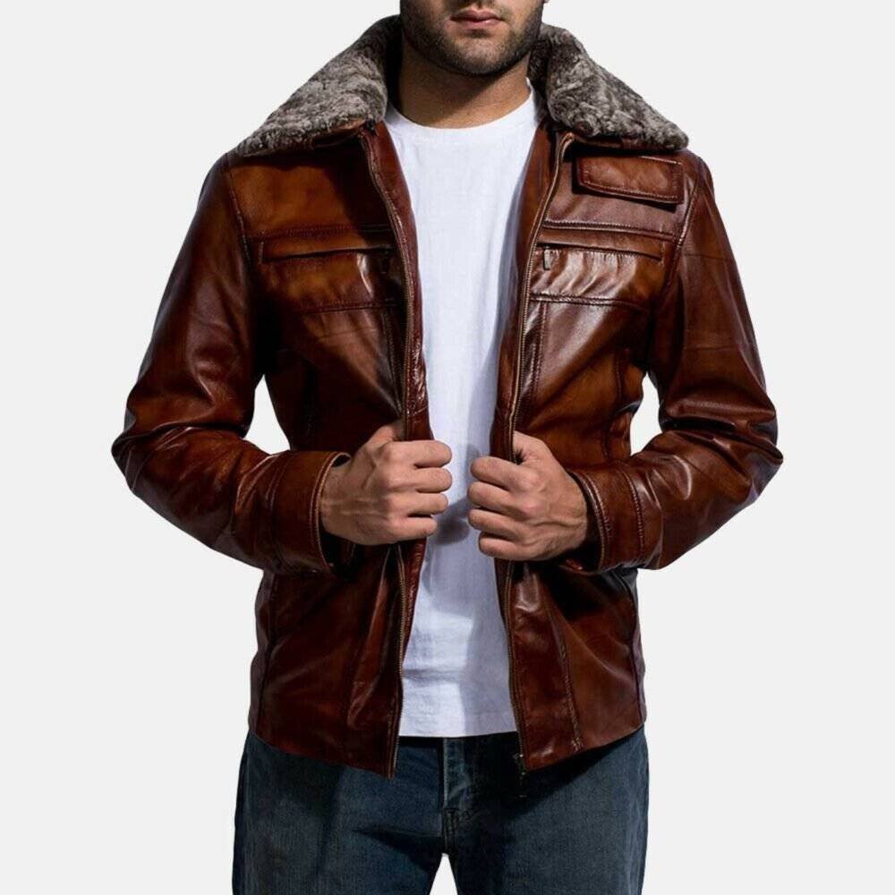 Motorcycle Riding Leather Jacket