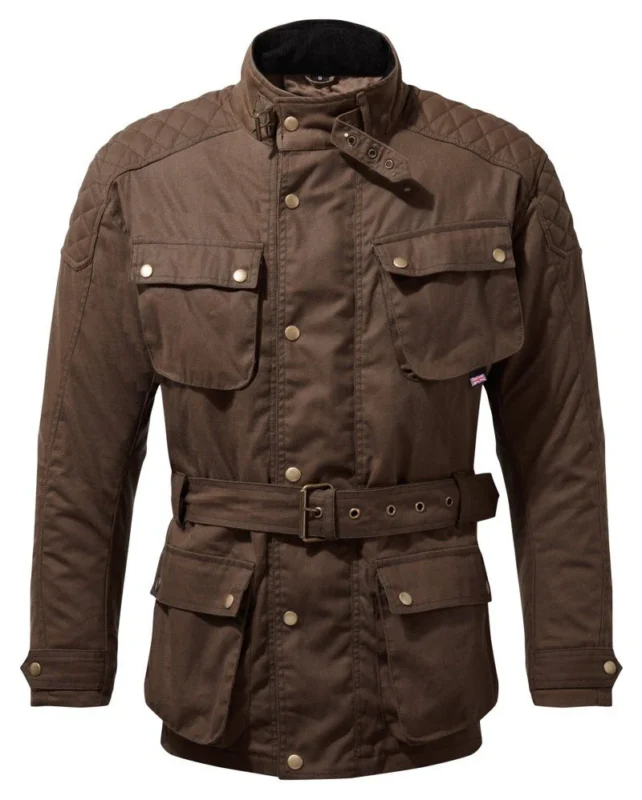 Motorcycle Waxed Cotton Jacket