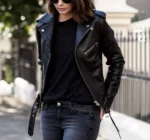 Motorcycle Women Leather Jacket