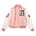 Pink Letterman Jacket