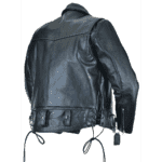 Police Motorcycle Leather Jacket 4