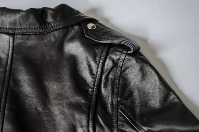 Real Leather Motorcycle Jacket 4