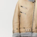 Shearling Aviator Jacket Womens