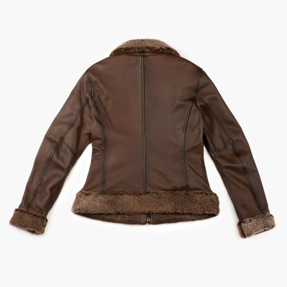 Sheepskin Flight Jacket Womens 2