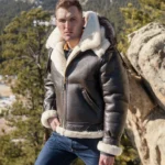 Sheepskin Jacket With Hood