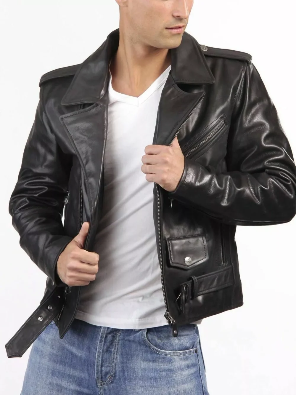 Sheepskin Motorcycle Jacket