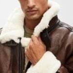 Sherpa Leather Bomber Jacket 2