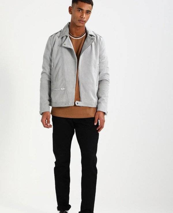 Suede Leather Jacket For Men