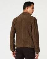 Suede Leather Jacket Mens 2