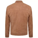 Tan Suede Bomber Jacket 2