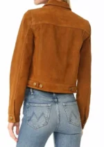 Tan Suede Jacket For Women 2