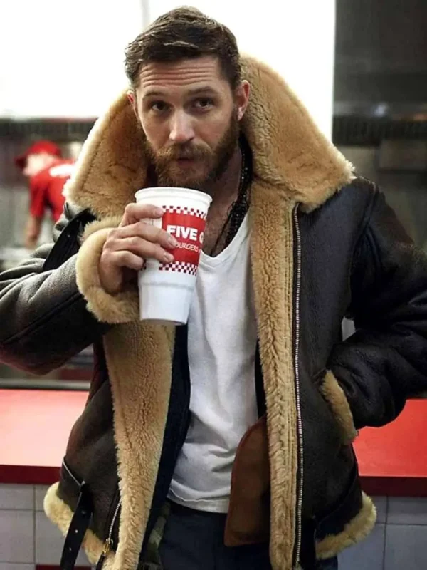 Tom Hardy Sheepskin Jacket