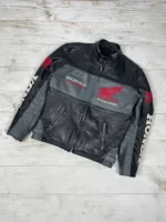 Vintage Honda Motorcycle Leather Jacket