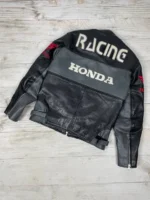 Vintage Honda Motorcycle Leather Jacket 2