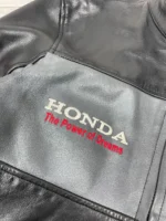 Vintage Honda Motorcycle Leather Jacket 3