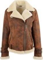 Vintage Sheepskin Jacket Womens