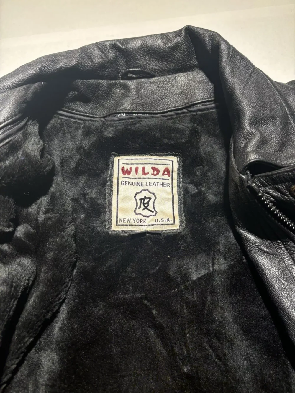 Vintage Wilda Leather Motorcycle Jacket 3