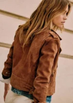 Womens Faux Suede jacket 4
