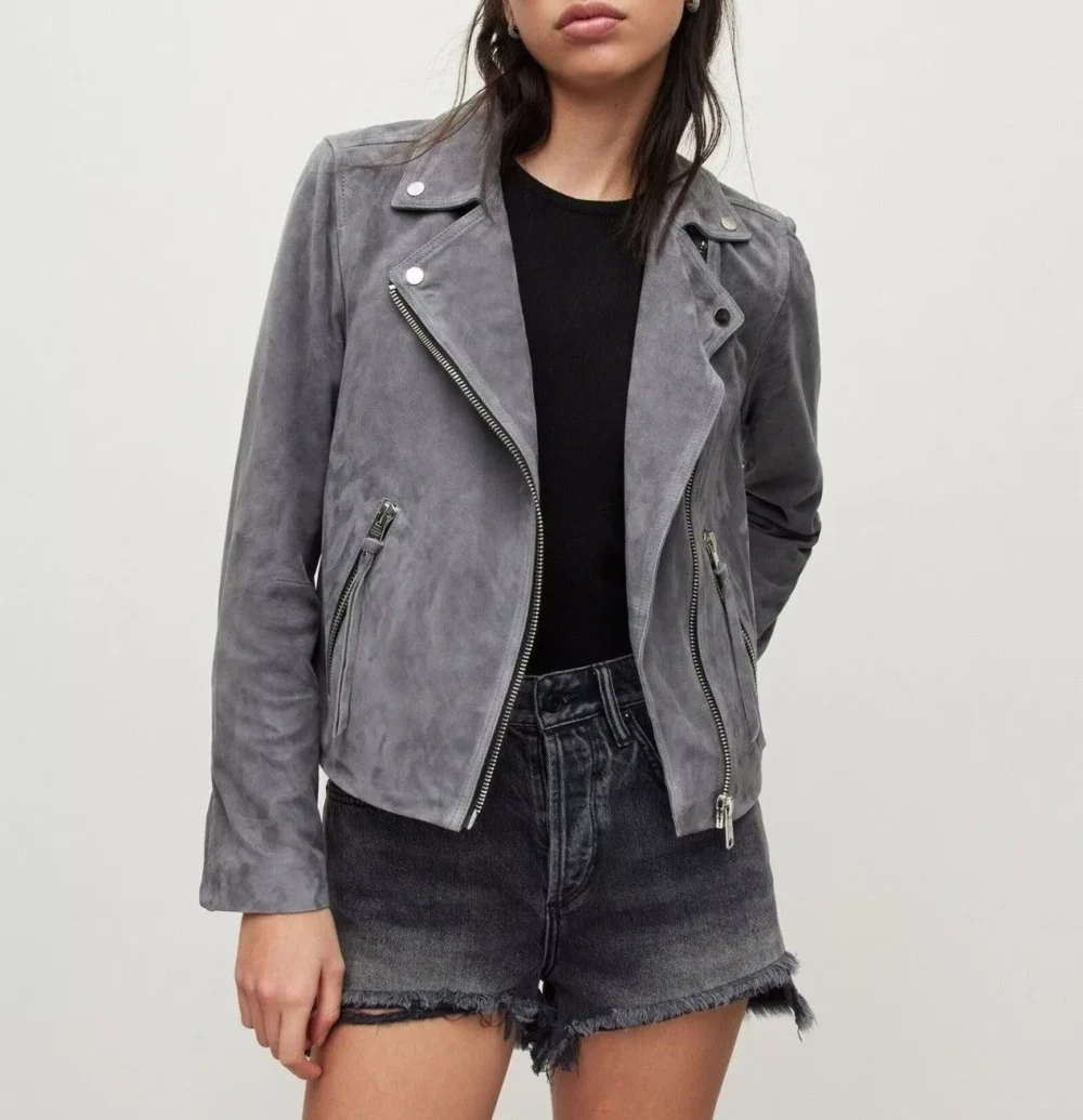 Women's Suede Leather Jacket