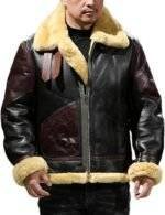 b3 leather bomber jacket