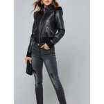 black leather bomber jacket 3