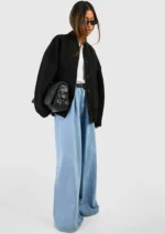 black wool bomber jacket 3