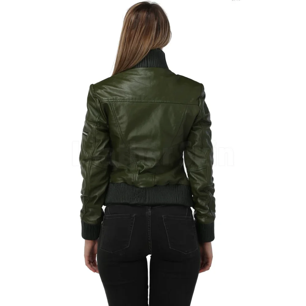 bomber leather jacket womens 3