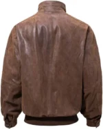 brown leather bomber jacket mens 2