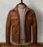 brown suede jacket mens