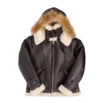 classic b 3 sheepskin leather bomber jacket