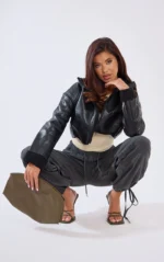 cropped leather jacket 3