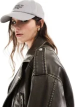 cropped moto jacket women's 2