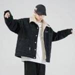 denim jacket sheepskin lining