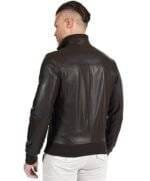 genuine leather bomber jacket 3