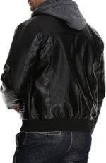 hooded leather bomber jacket 2