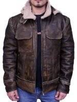 hooded leather bomber jacket menshooded leather bomber jacket mens