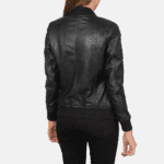 Leather Bomber Jacket For Women 3