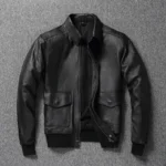 mens leather bomber