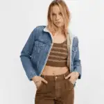 Sheepskin Denim Jacket