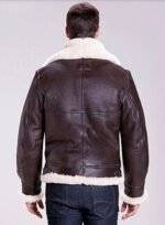 sheepskin leather bomber jacket 2