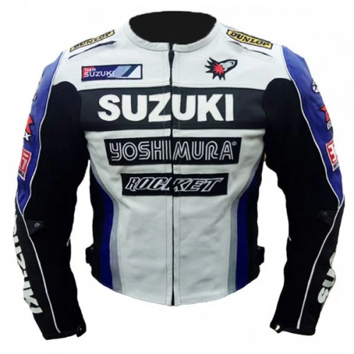 Suzuki Leather Motorcycle Jacket