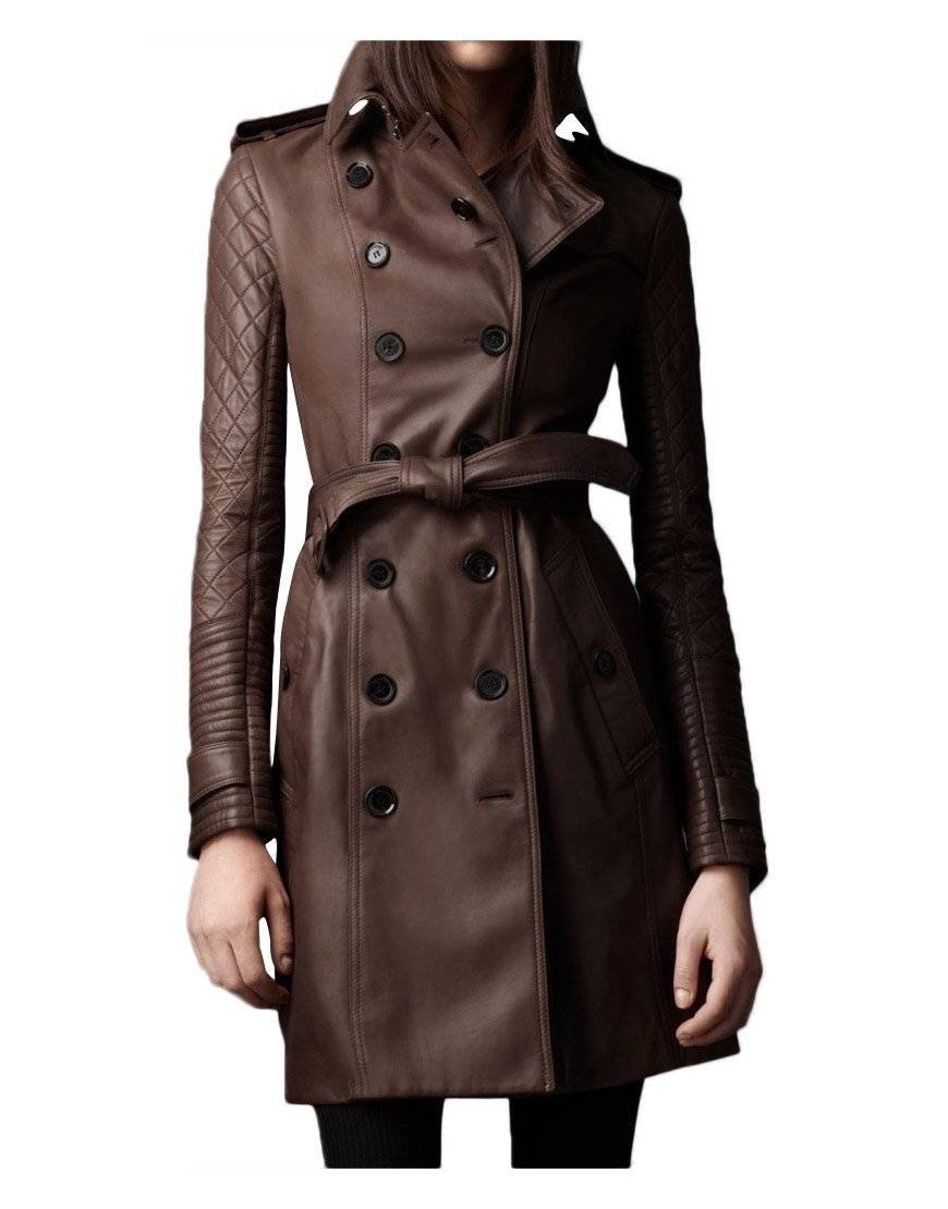 Leather Coat Women