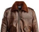 70's Vintage Brown Leather Jacket