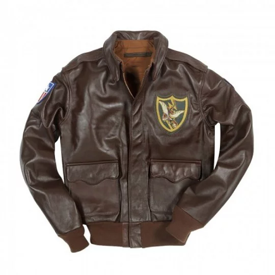 A-2 Mens Fighter Bomber Leather Jacket