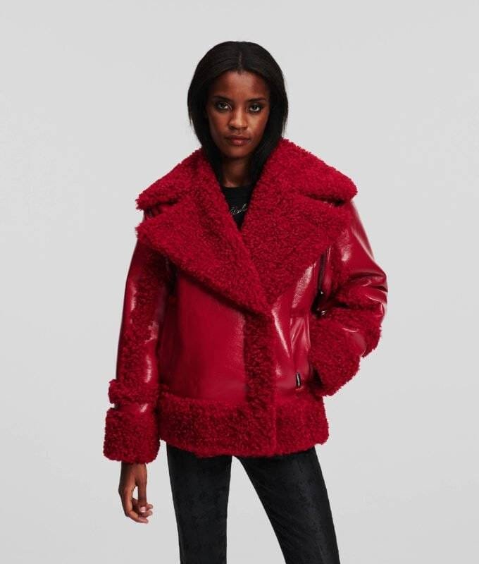 Aviator Jacket With Faux Fur