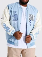 Baby Blue Varsity Jacket