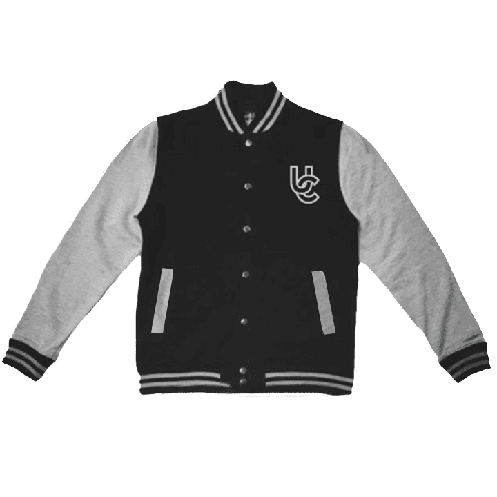 Black And Grey Varsity Jacket