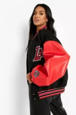 Black And Red Varsity Jacket