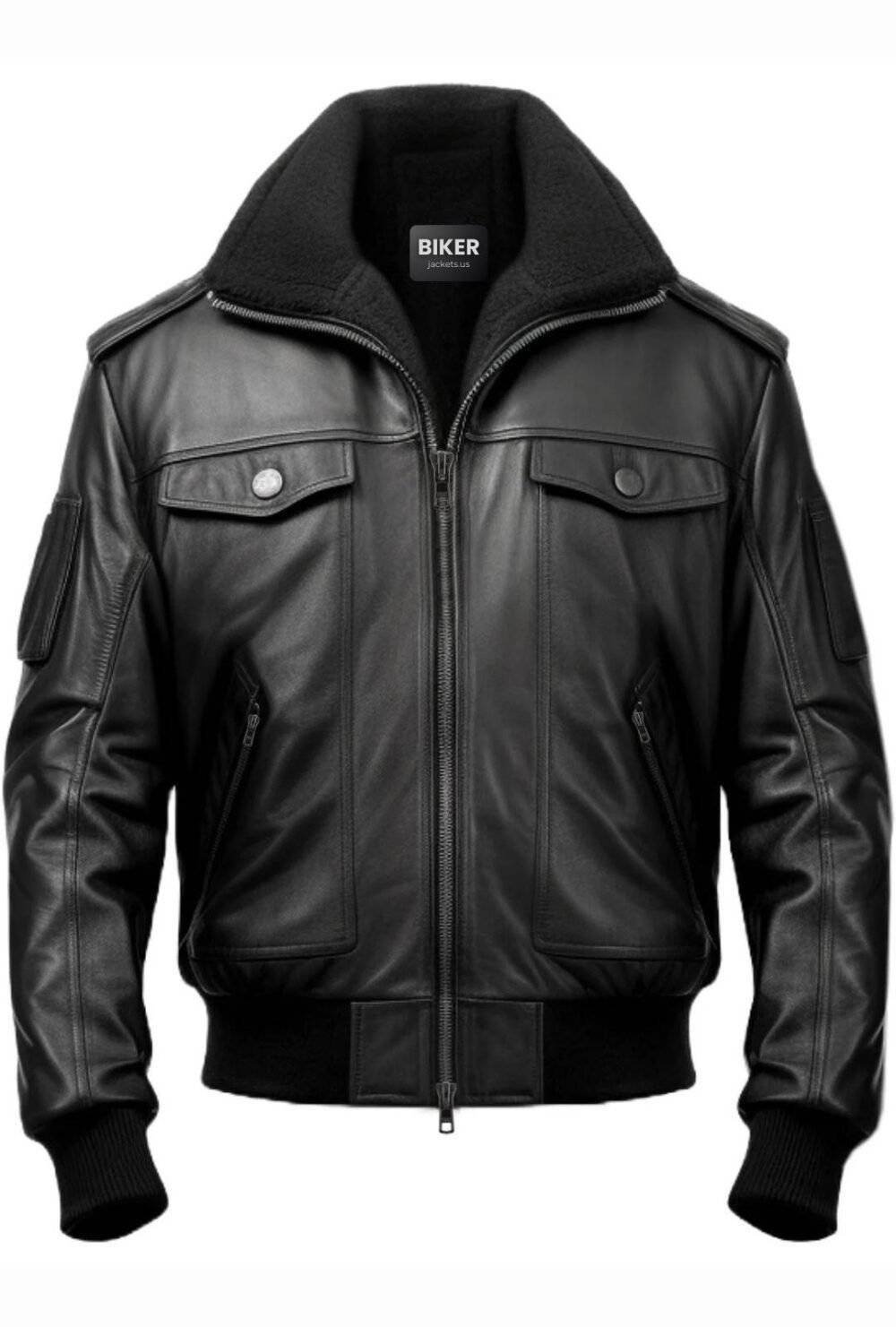 Black Real Leather Jacket