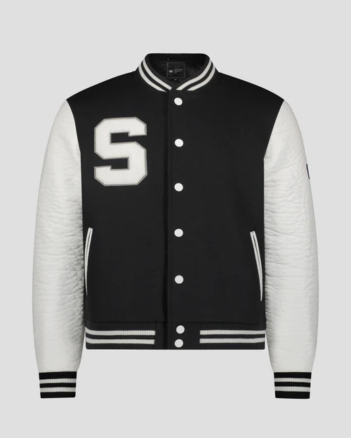 Black White Varsity Jacket